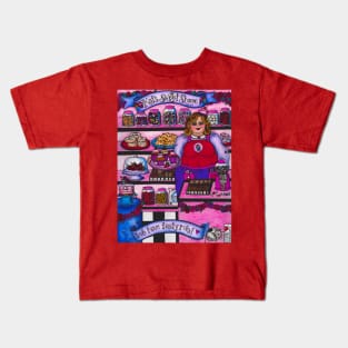 Kat's Sweet Shoppe (Tasty Rolls) Kids T-Shirt